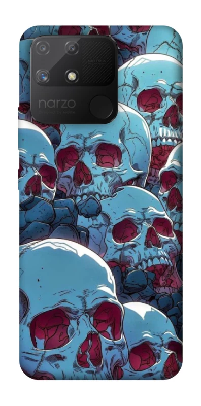 Чехол на Realme Narzo 50A Skulls v2 фото 1 из 1