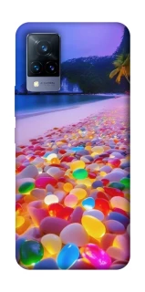 Чохол на Vivo V21 Каміння світиться на березі фото 1 з 1