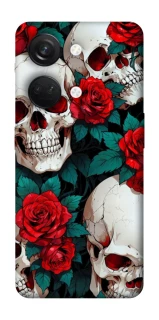 Чехол на OnePlus Nord 3 skull and rose фото 1 из 1