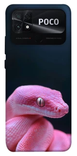 Чохол на Xiaomi Poco C40 Рожева змія фото 1 з 1