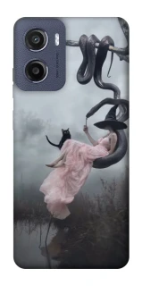 Чохол на Motorola Moto E15 Halloween Witch ver.5 фото 1 з 1