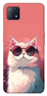 Чохол на Oppo A72 5G / A73 5G Сat with glasses фото 1 з 1