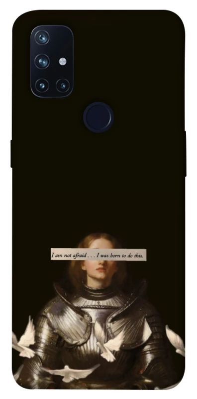 Чехол на OnePlus Nord N10 5G Not afraid фото 1 из 1