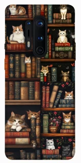 Чохол на OnePlus 8 Pro Cats & Books фото 1 з 1