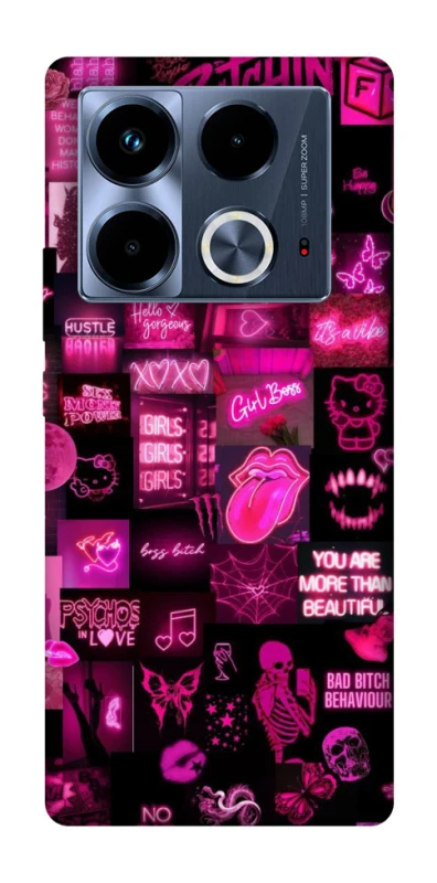 Чехол на Infinix Note 40 4G Hot collage ver.8 фото 1 из 1
