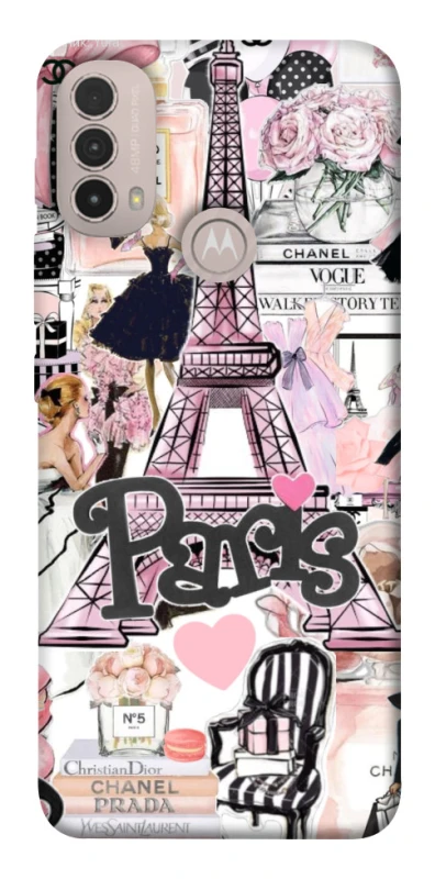 Чохол на Motorola Moto E40 Fashion collage ver.8 фото 1 з 1