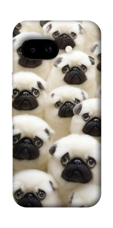 Чехол на Google Pixel 9a Doggy Pug Love фото 1 из 1