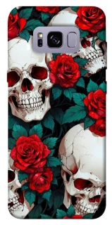 Чохол на Samsung G955 Galaxy S8 Plus skull and rose фото 1 з 1