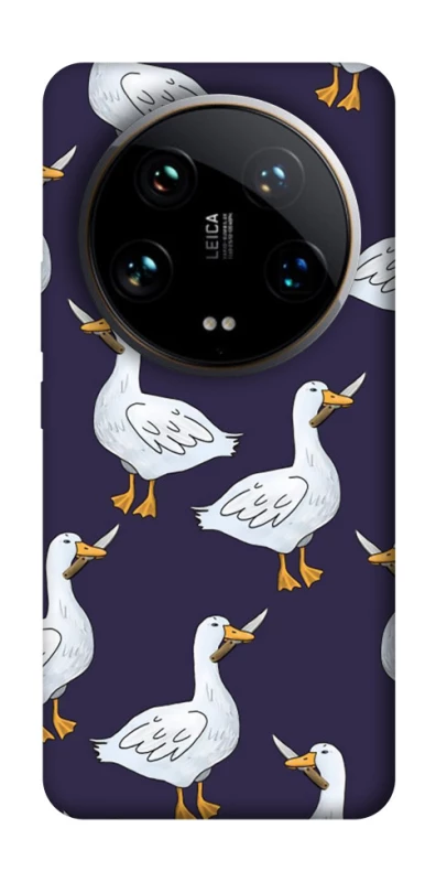 Чехол на Xiaomi 14 Ultra Гуси с претензией фото 1 из 1