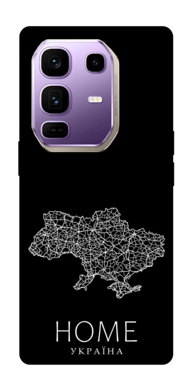 Чохол на Infinix Note 50 Pro+ Ukraine black map фото 1 з 1