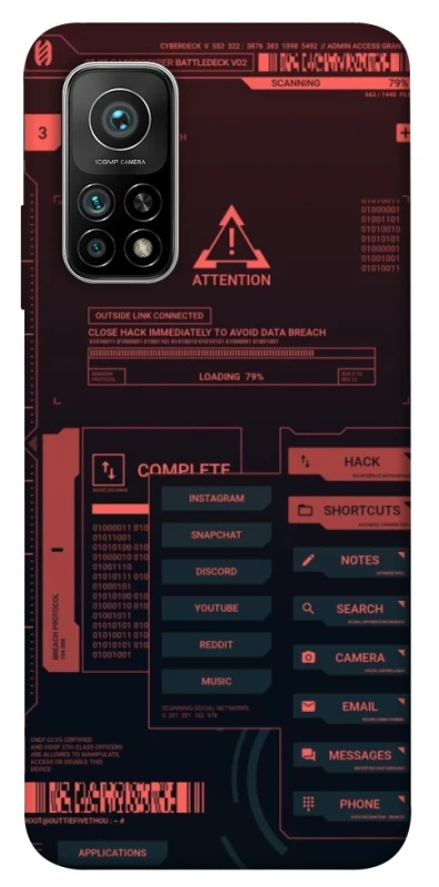 Чохол на Xiaomi Mi 10T Attention фото 1 з 1