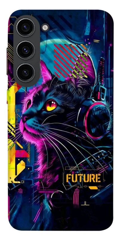Чохол на Samsung Galaxy S23 Cyber Cat v2 фото 1 з 1