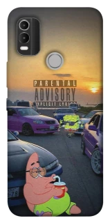 Чехол на Nokia C21 Plus Патрик на гонках фото 1 из 1