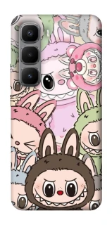 Чохол на Infinix Hot 60 Pro+ All Labubu 3 фото 1 з 1