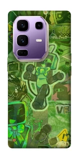 Чохол на Infinix Note 50 Pro+ Dandysworld tv green theme фото 1 з 1
