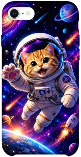 Чохол на Apple iPhone SE (2020) Space Cat фото 1 з 1