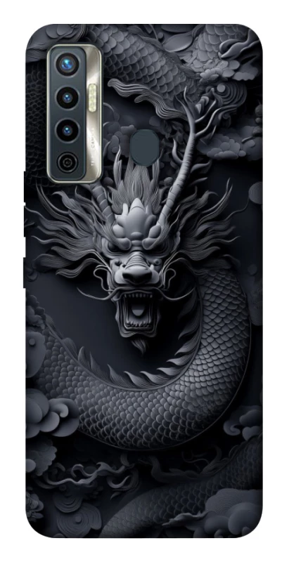 Чохол на TECNO Camon 17 black dragon фото 1 з 1