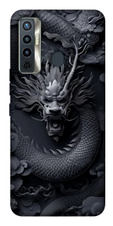 Чохол на TECNO Camon 17 black dragon фото 1 з 1