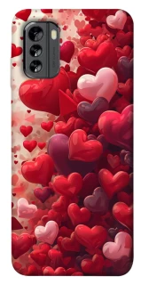 Чохол на Nokia G60 Many hearts фото 1 з 1
