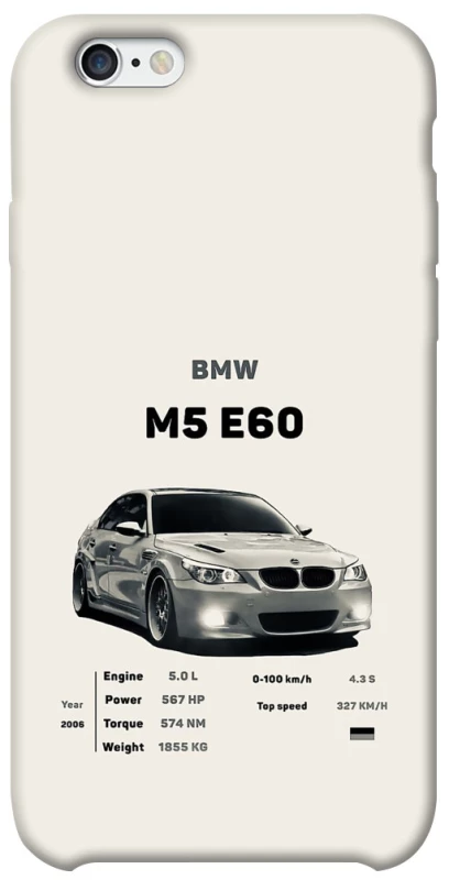 Чохол на Apple iPhone 6/6s (4.7") BMW M5 E60 фото 1 з 1