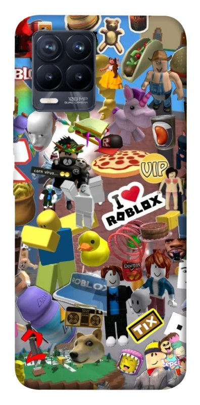 Чохол на Realme 8 Roblox collage ver.5 фото 1 з 1