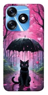 Чохол на TECNO Spark 10 Black cat фото 1 з 1