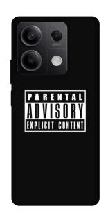 Чехол на Xiaomi Redmi Note 13 5G Parental Advisory Label фото 1 из 1