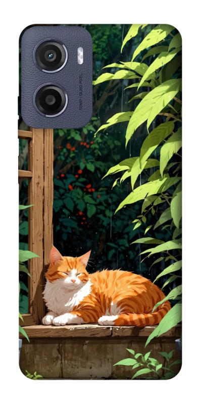 Чохол на Motorola Moto G05 red cat фото 1 з 1