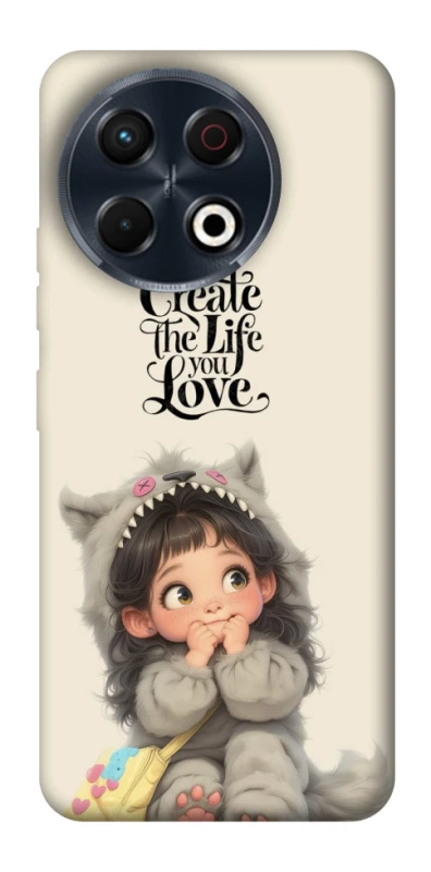 Чохол на TECNO Spark 30 Pro (KL7) Create the life you love фото 1 з 1