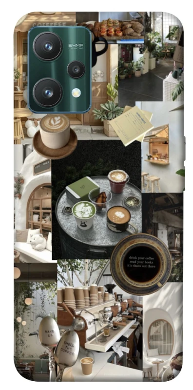 Чохол на Realme 9 Pro Coffee collage ver.4 фото 1 з 1