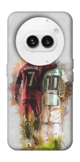 Чехол на Nothing Phone (2a) Ronaldo и Messi фото 1 из 1