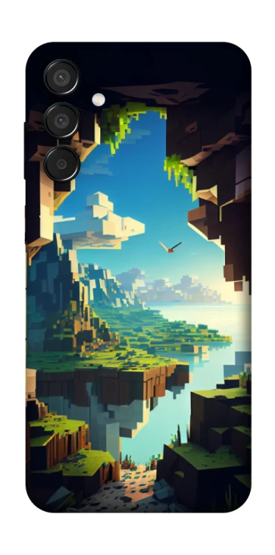 Чохол на Samsung Galaxy M15 5G Minecraft sunrise фото 1 з 1
