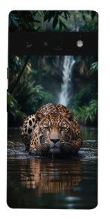 Чехол на Google Pixel 6 Pro Leopard in water фото 1 из 1