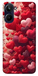 Чехол на Realme 10 4G Many hearts фото 1 из 1