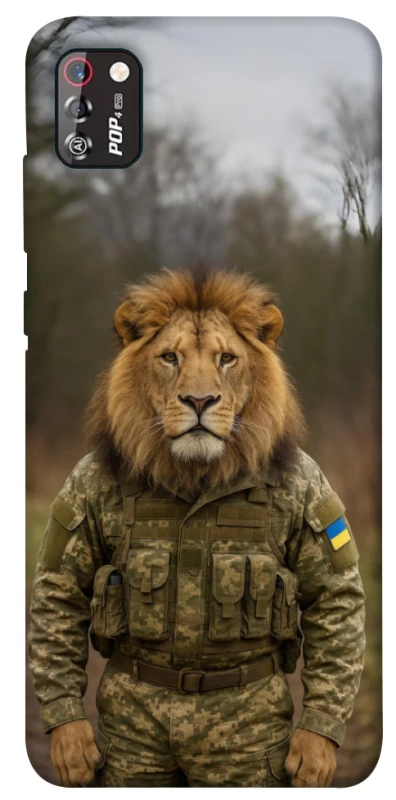 Чохол на TECNO POP 4 Pro Лев захисник фото 1 з 1