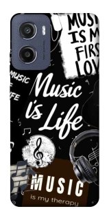 Чохол на Motorola Moto E15 Music is Life фото 1 з 1
