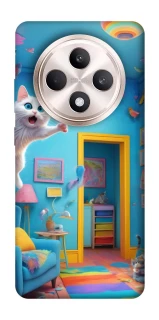 Чохол на Oppo Reno 12 F 4G/5G crazy cat фото 1 з 1