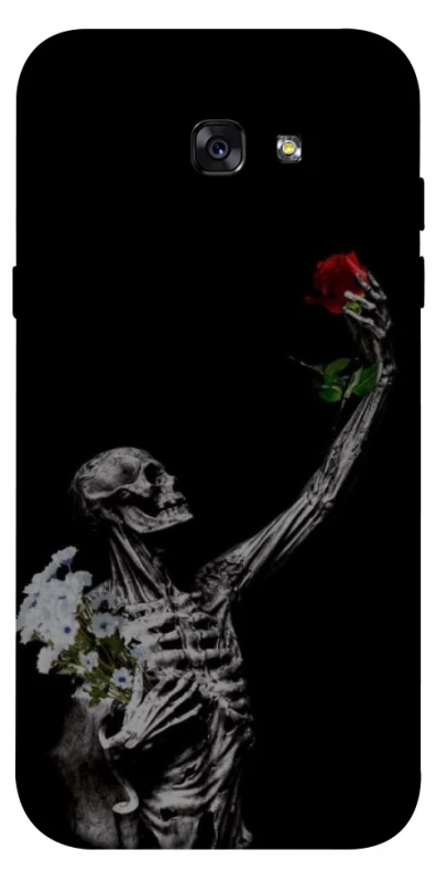 Чехол на Samsung A720 Galaxy A7 (2017) Skeleton vs Rose фото 1 из 1