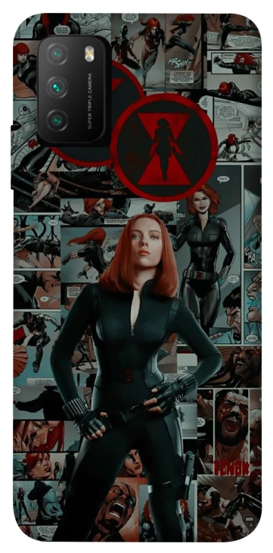 Чохол на Xiaomi Poco M3 Black Widow фото 1 з 1