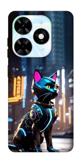 Чохол на TECNO Spark Go 2024 Cyber cat фото 1 з 1