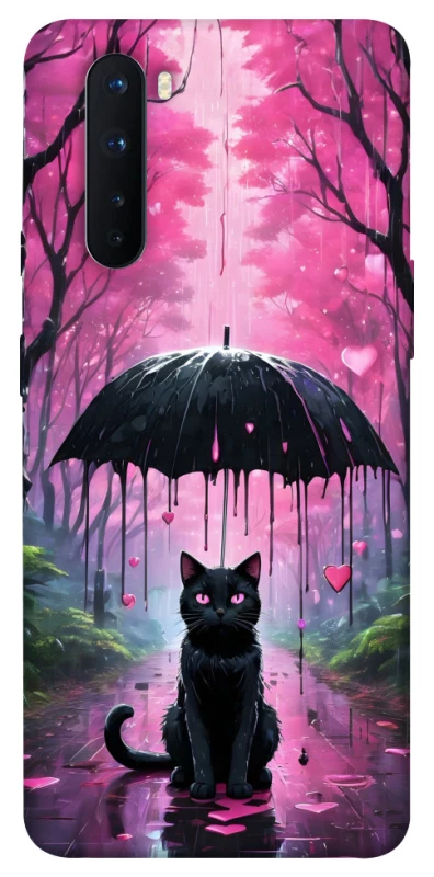 Чохол на OnePlus Nord Black cat фото 1 з 1