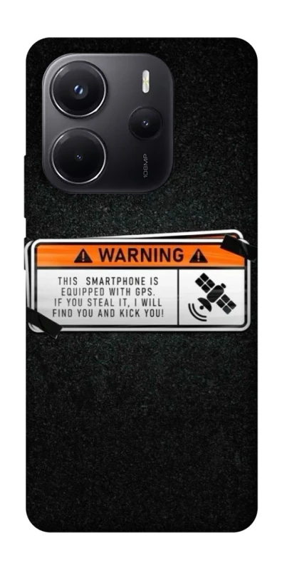 Чехол на Xiaomi Redmi Note 14 5G Warning фото 1 из 1