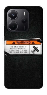 Чехол на Xiaomi Redmi Note 14 5G Warning фото 1 из 1