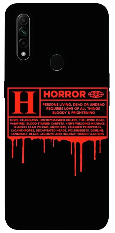Чохол на Oppo A31 Horror Halloween фото 1 з 1