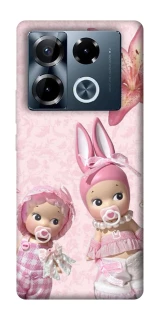 Чехол на Infinix Note 40 Pro 4G Vintage Blossom Twins фото 1 из 1