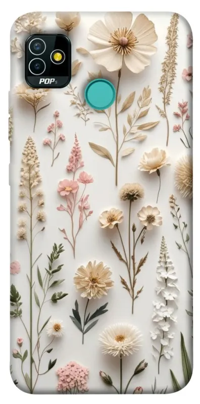Чохол на TECNO POP 5 Floral design ver.1 фото 1 з 1