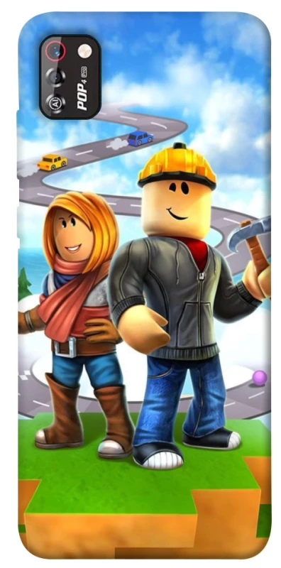Чехол на TECNO POP 4 Pro Roblox Builder Adventure фото 1 из 1