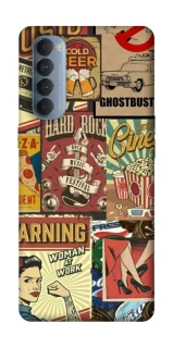 Чохол на Oppo Reno 4 Pro Retro collage ver.2 фото 1 з 1