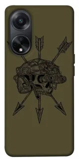 Чехол на Oppo A58 4G Mil skull фото 1 из 1