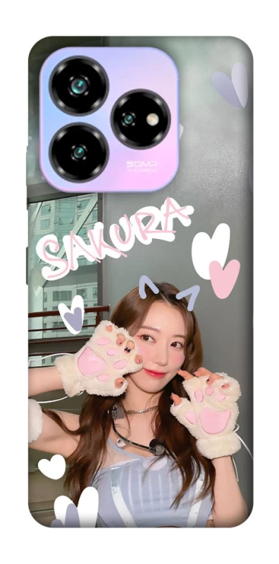 Чохол на ZTE Nubia V60 Desing Sakura - LE SSERAFIM фото 1 з 1